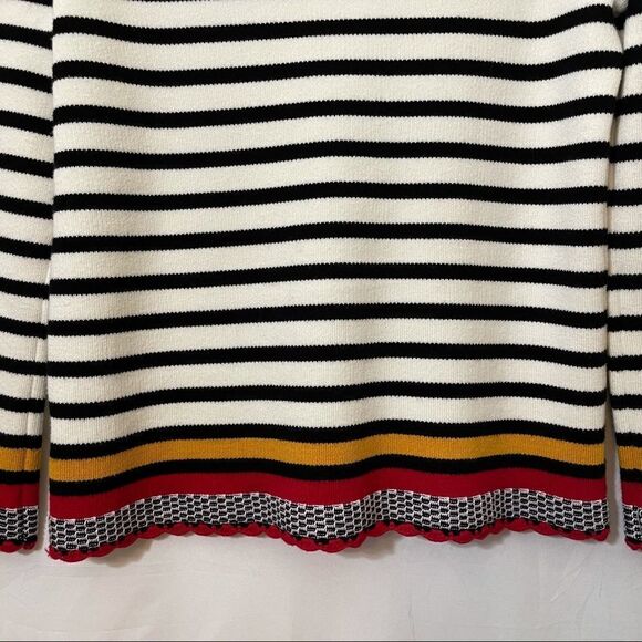 Marled Reunited Clothing Cream Striped Sweater - Picture 10 of 11